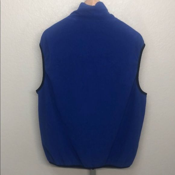 REI Unisex Blue Fleece ZIP Front Vest - Picture 4 of 5